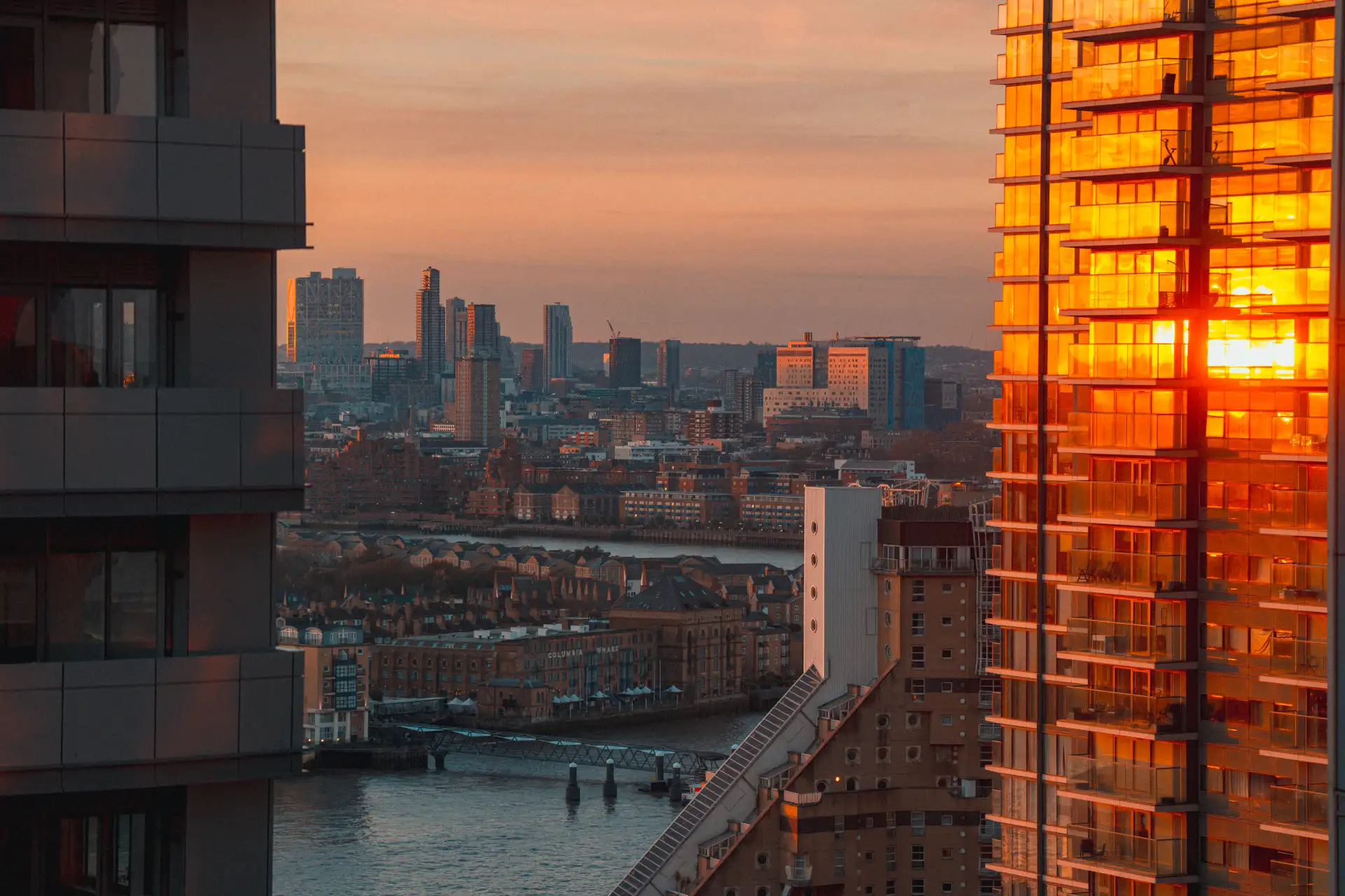 Sunset view from Qibo Skybar